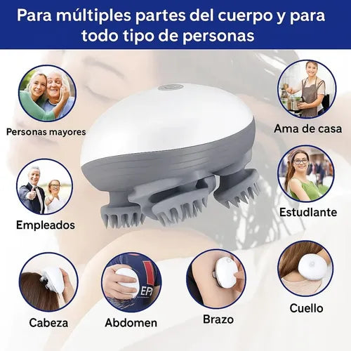 MASAJEADOR ELECTRICO RECARGABLE 3D